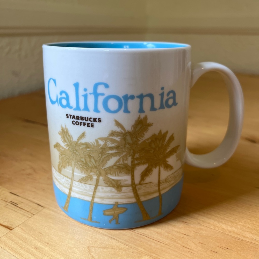 Starbucks California Mug - Blue and White